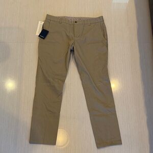 NWT Men's Suitsupply Valencia Trousers in Sand Khaki Size 32